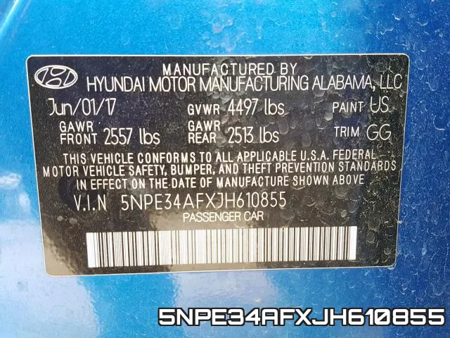 5NPE34AFXJH610855 фото 2
