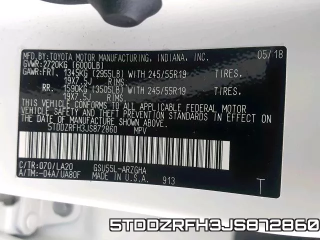 5TDDZRFH3JS872860 фото 2