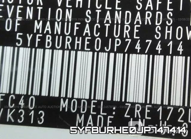 5YFBURHE0JP747414 фото 10