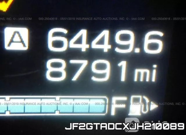 JF2GTADCXJH210089 фото 8