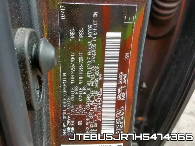 JTEBU5JR7H5474366 фото 2