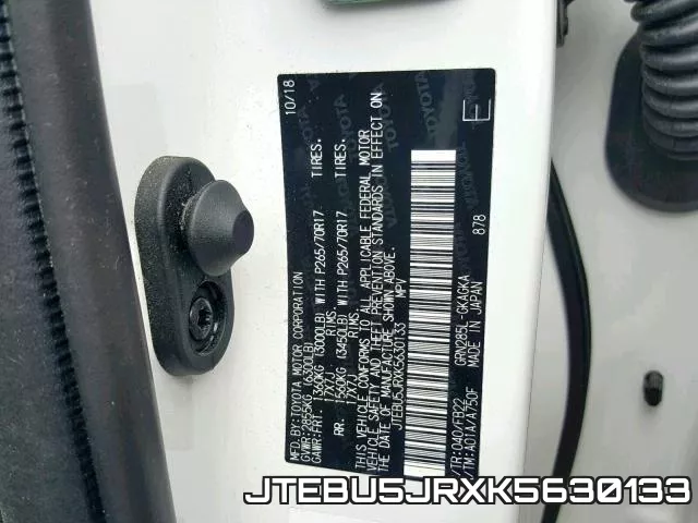 JTEBU5JRXK5630133 фото 2