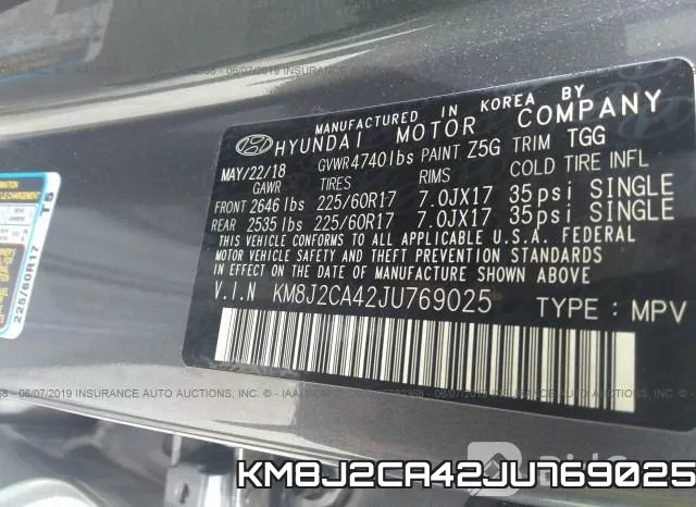 KM8J2CA42JU769025 фото 10
