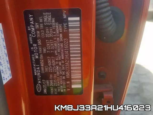 KM8J33A21HU416023 фото 2