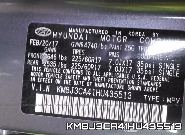 KM8J3CA41HU435513 фото 10