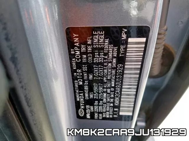 KM8K2CAA9JU131929 фото 2