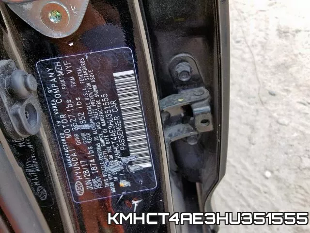 KMHCT4AE3HU351555 фото 2