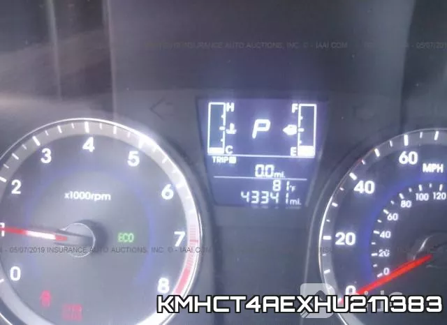 KMHCT4AEXHU217383 фото 8