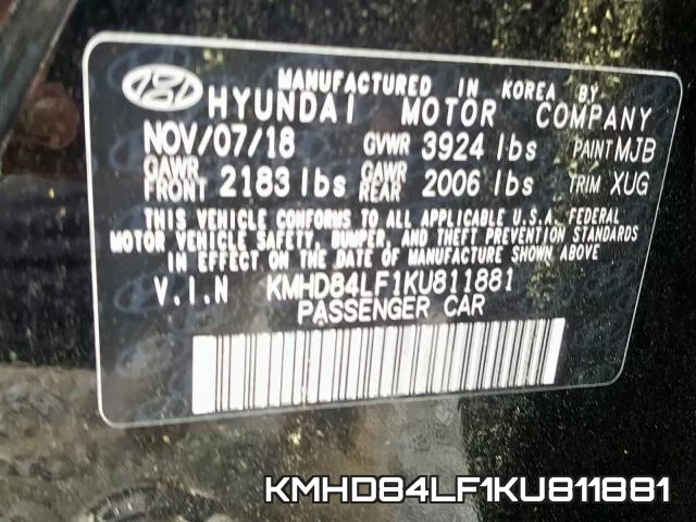 KMHD84LF1KU811881 фото 2