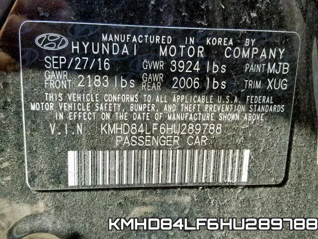 KMHD84LF6HU289788 фото 2