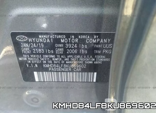 KMHD84LF8KU869602 фото 10