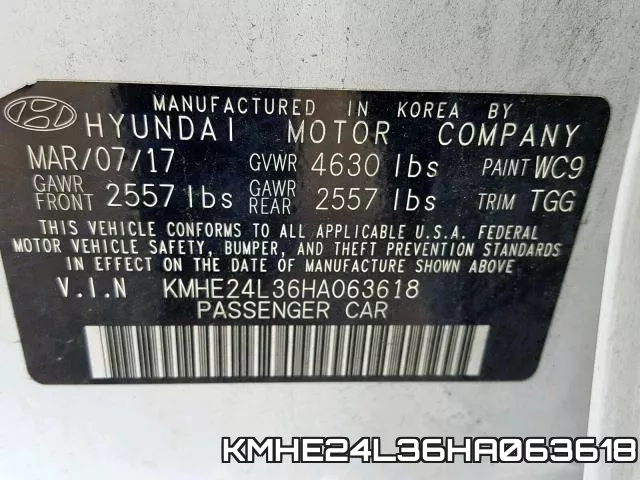 KMHE24L36HA063618 фото 2