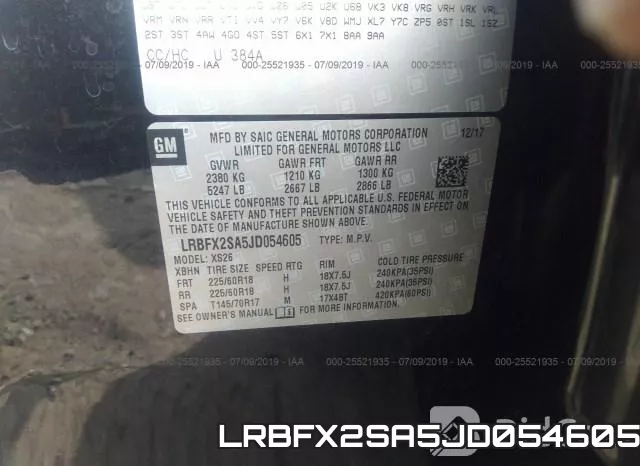 LRBFX2SA5JD054605 фото 10