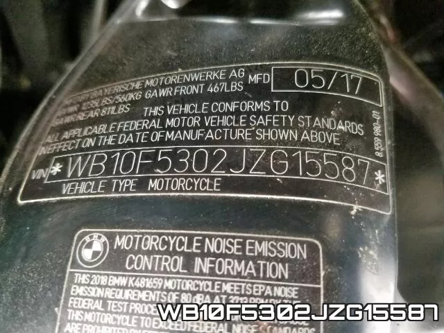 WB10F5302JZG15587 фото 2