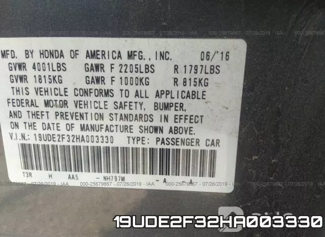 19UDE2F32HA003330 фото 10