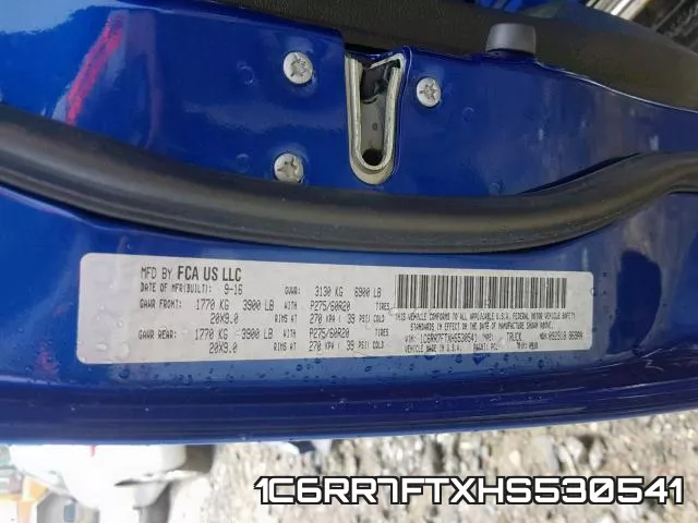 1C6RR7FTXHS530541 фото 2