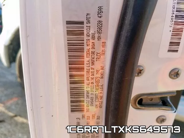 1C6RR7LTXKS649573 фото 2