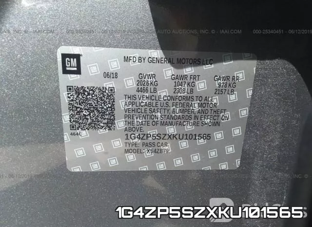 1G4ZP5SZXKU101565 фото 10