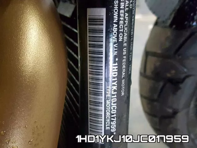1HD1YKJ10JC017959 фото 2