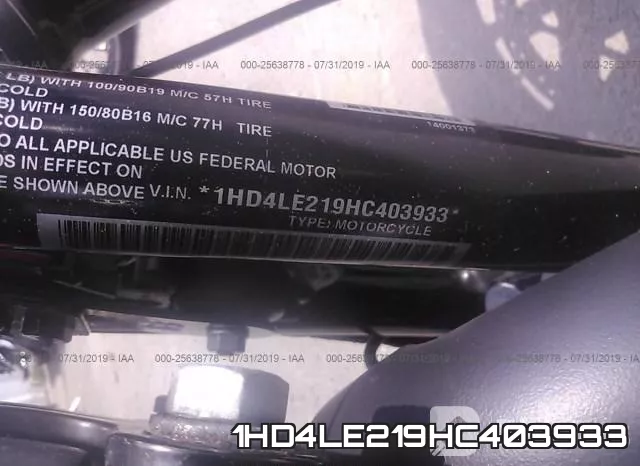 1HD4LE219HC403933 фото 2