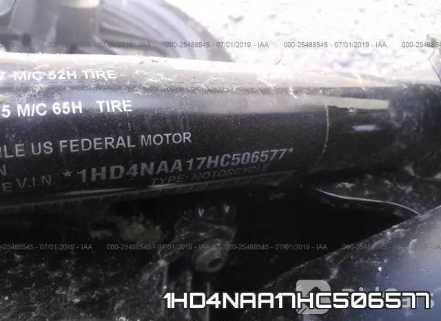 1HD4NAA17HC506577 фото 2