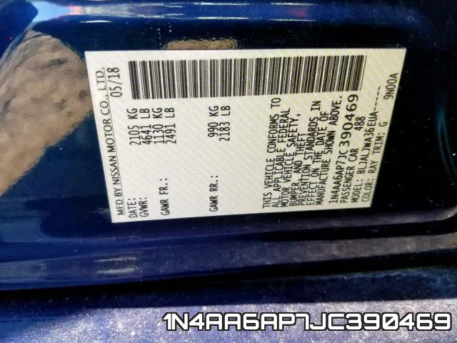1N4AA6AP7JC390469 фото 2