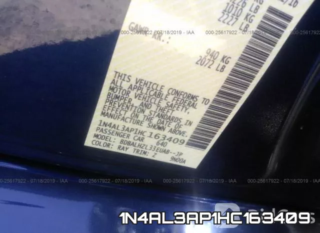 1N4AL3AP1HC163409 фото 10