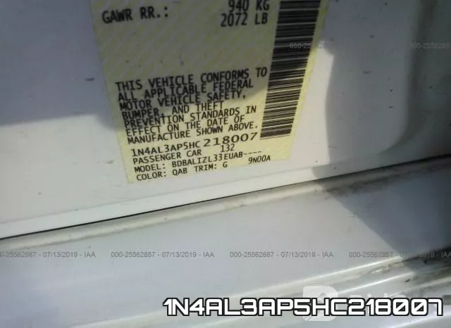 1N4AL3AP5HC218007 фото 10
