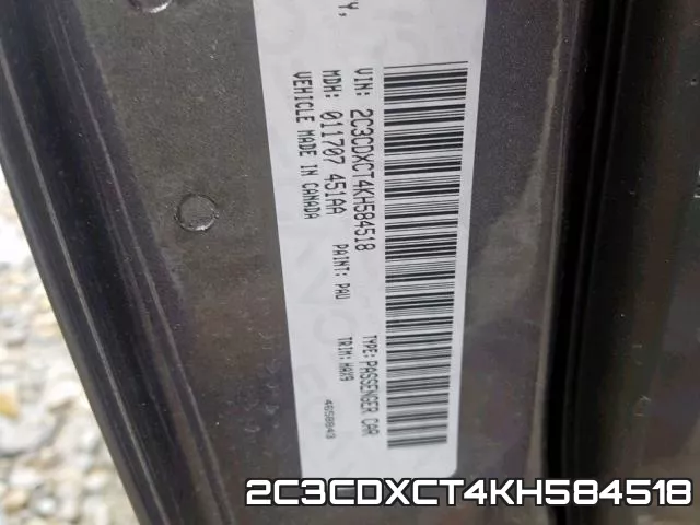 2C3CDXCT4KH584518 фото 2