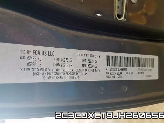 2C3CDXCT9JH260656 фото 2