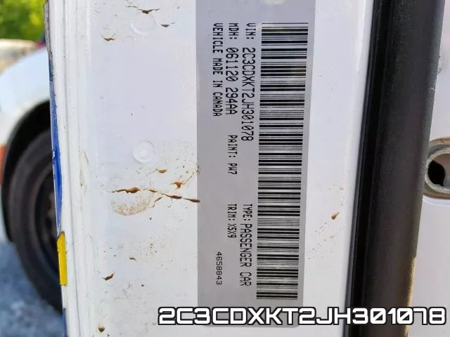 2C3CDXKT2JH301078 фото 2