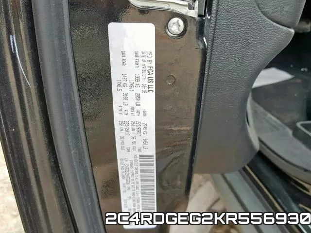 2C4RDGEG2KR556930 фото 2