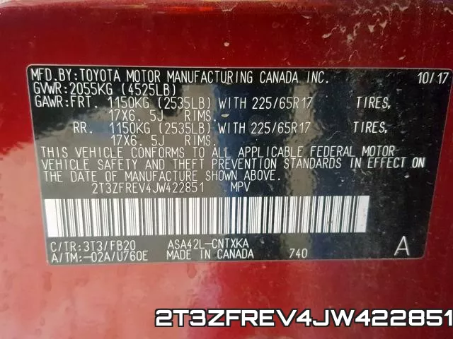 2T3ZFREV4JW422851 фото 2