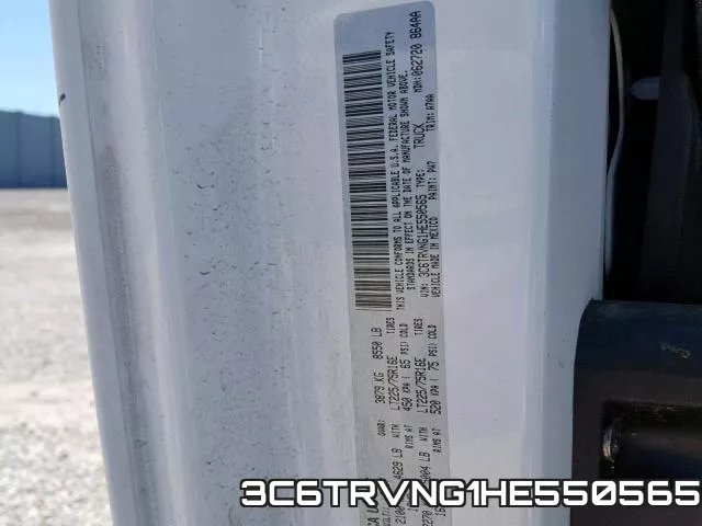 3C6TRVNG1HE550565 фото 2