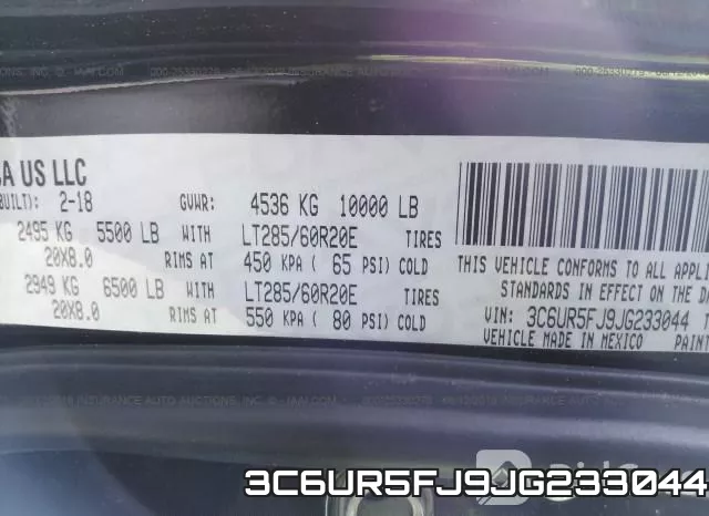 3C6UR5FJ9JG233044 фото 10