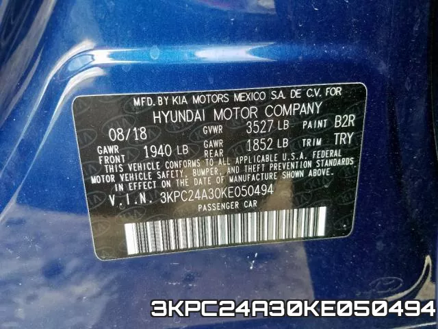 3KPC24A30KE050494 фото 2