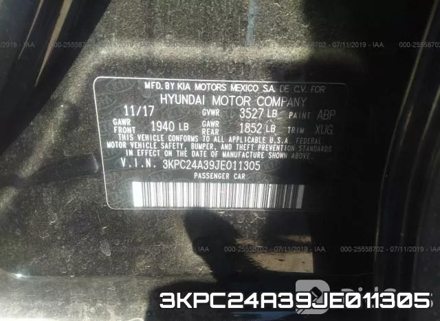 3KPC24A39JE011305 фото 10