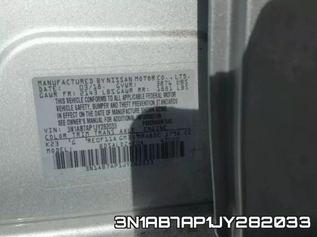 3N1AB7AP1JY282033 фото 2