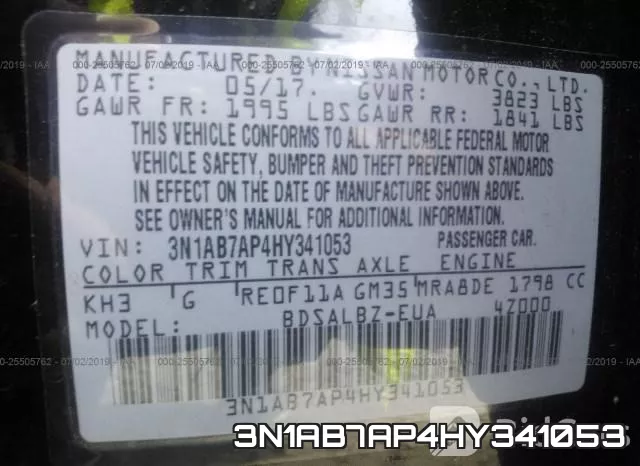 3N1AB7AP4HY341053 фото 10