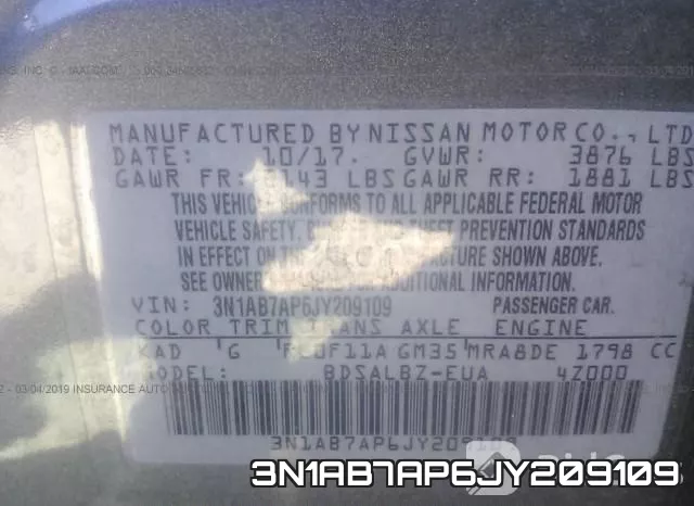 3N1AB7AP6JY209109 фото 10