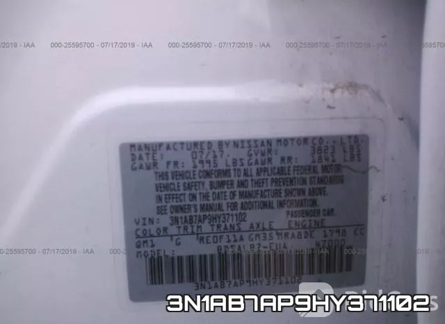 3N1AB7AP9HY371102 фото 10