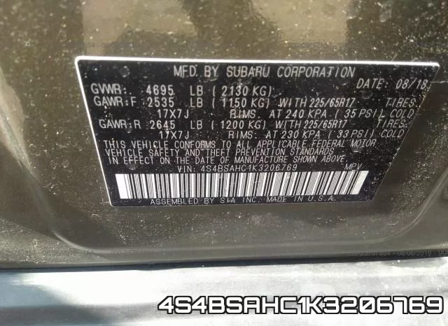4S4BSAHC1K3206769 фото 9