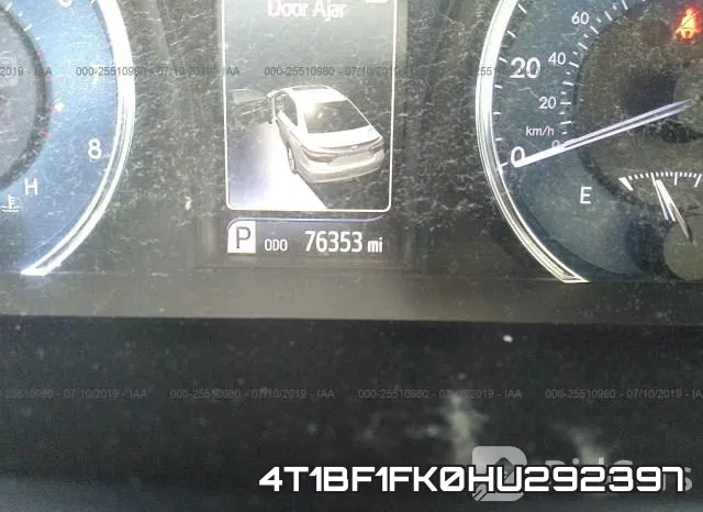 4T1BF1FK0HU292397 фото 8