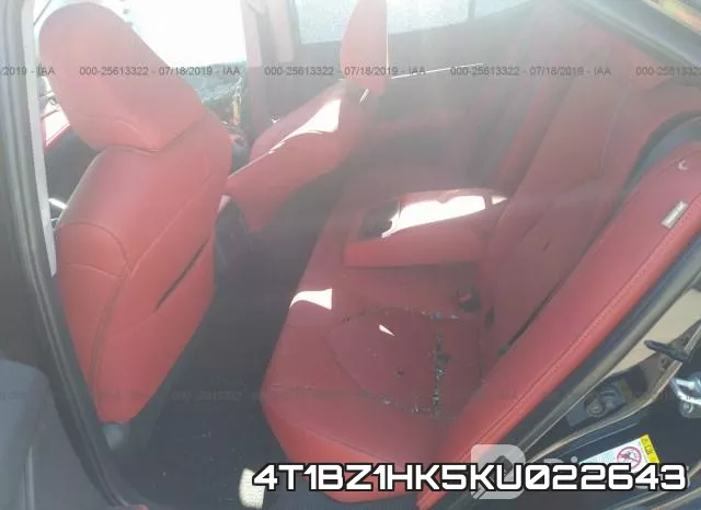 4T1BZ1HK5KU022643 фото 9
