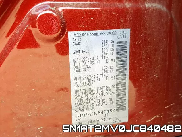 5N1AT2MV0JC840482 фото 2