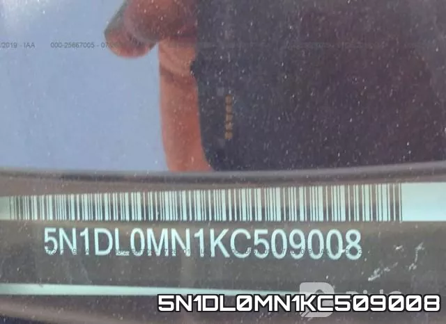 5N1DL0MN1KC509008 фото 10