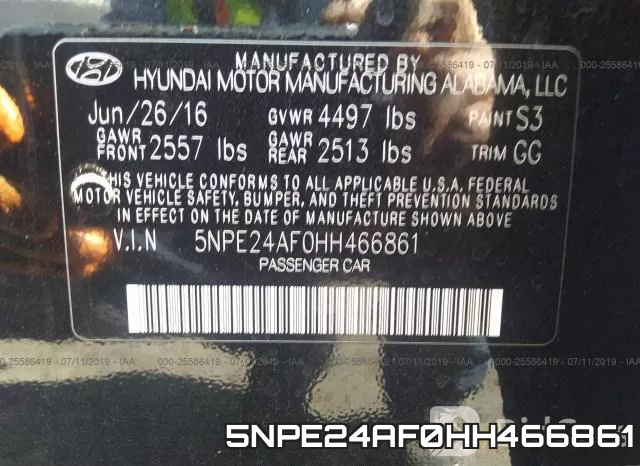 5NPE24AF0HH466861 фото 10