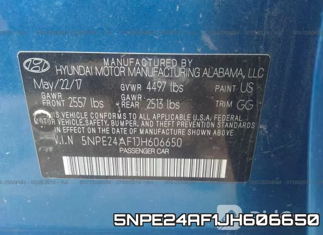 5NPE24AF1JH606650 фото 10
