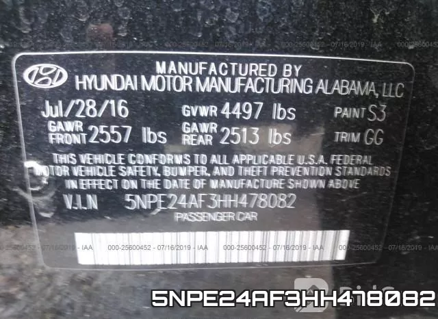 5NPE24AF3HH478082 фото 10