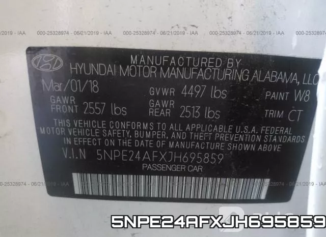 5NPE24AFXJH695859 фото 10
